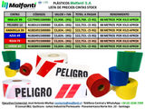 Cinta de señalización colores