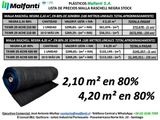 Malla Raschell (verde y negra)