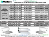 Bolsas y láminas prepicadas de alta densidad transparente